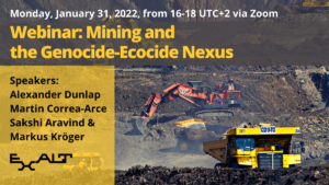 Min­ing and the Gen­o­cide-Eco­cide Nexus @ Online event