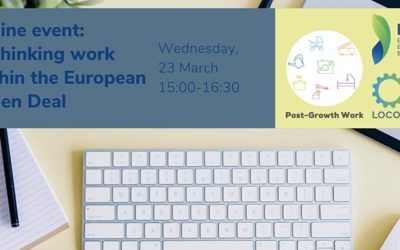 Rethinking work within the European Green Deal