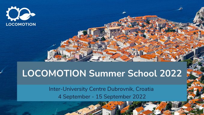 Last days to register in the LOCOMOTION summer school!