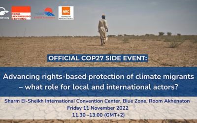 Follow up our event in the COP27!